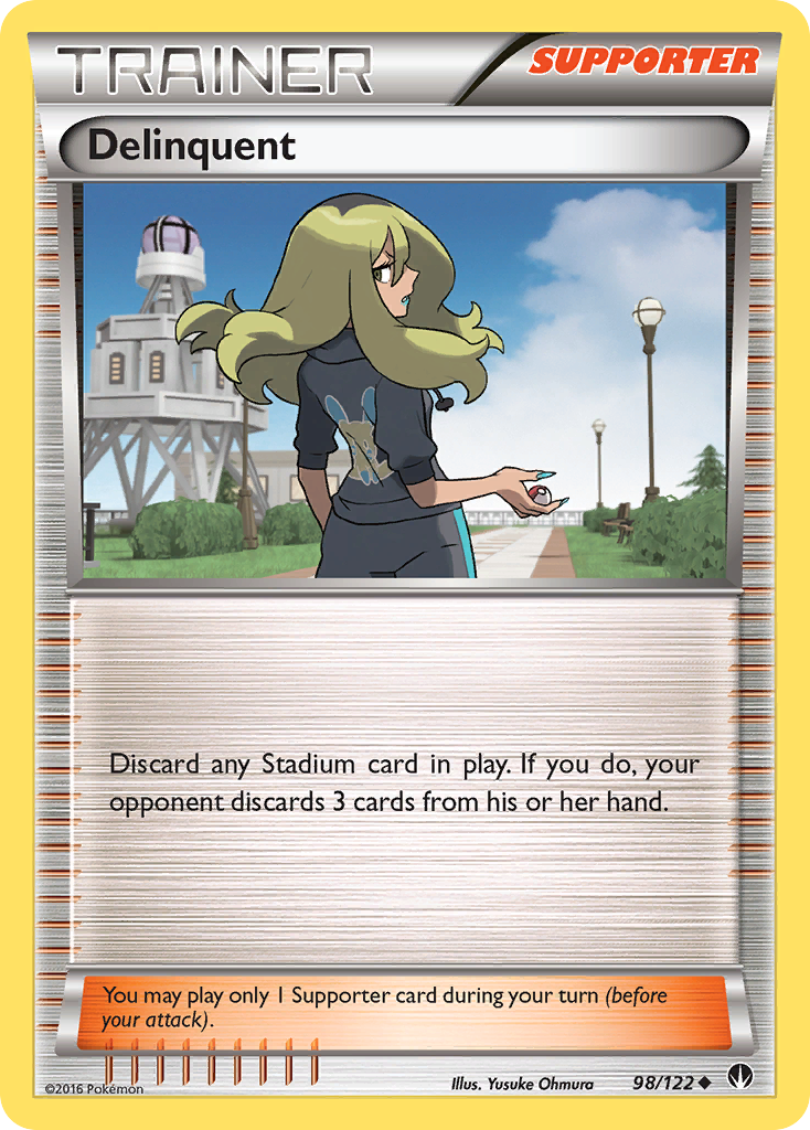 Delinquent (98/122) [XY: BREAKpoint] | Dragon's Lair Comics and Fantasy Houston TX