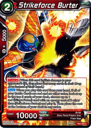 Strikeforce Burter (TB3-008) [Clash of Fates] | Dragon's Lair Comics and Fantasy Houston TX