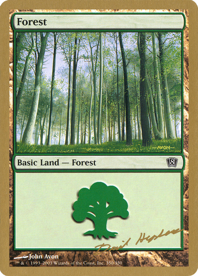 Forest (dh350) (Dave Humpherys) [World Championship Decks 2003] | Dragon's Lair Comics and Fantasy Houston TX