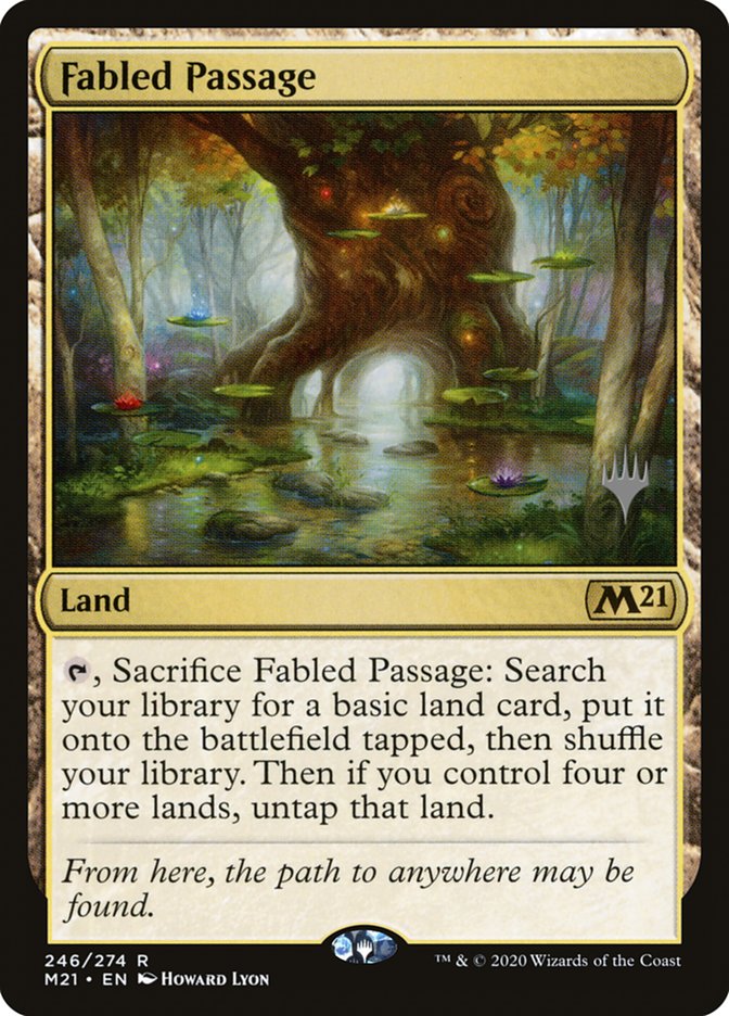 Fabled Passage (Promo Pack) [Core Set 2021 Promos] | Dragon's Lair Comics and Fantasy Houston TX