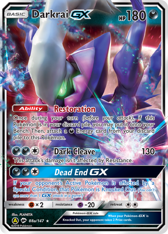 Darkrai GX (88a/147) [Alternate Art Promos] | Dragon's Lair Comics and Fantasy Houston TX