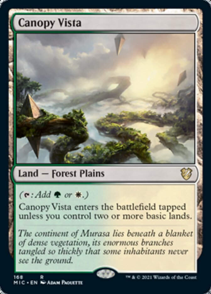 Canopy Vista [Innistrad: Midnight Hunt Commander] | Dragon's Lair Comics and Fantasy Houston TX