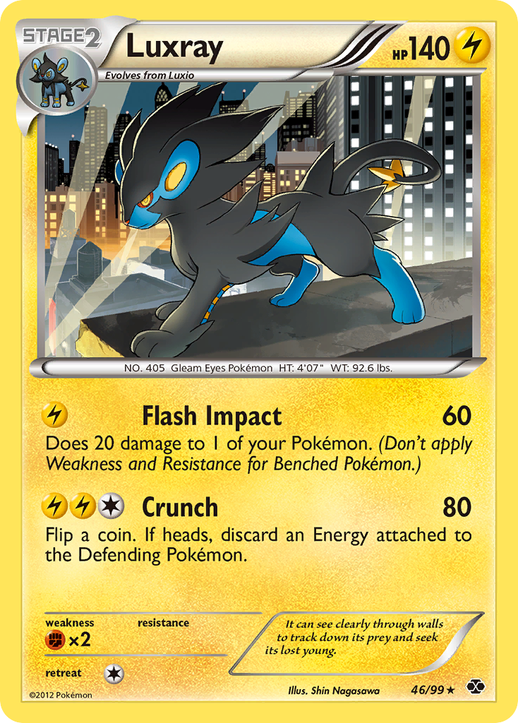 Luxray (46/99) [Black & White: Next Destinies] | Dragon's Lair Comics and Fantasy Houston TX