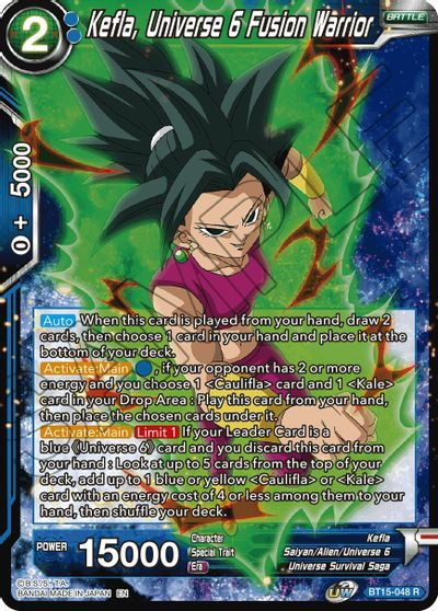 Kefla, Universe 6 Fusion Warrior (BT15-048) [Saiyan Showdown] | Dragon's Lair Comics and Fantasy Houston TX