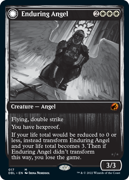 Enduring Angel // Angelic Enforcer [Innistrad: Double Feature] | Dragon's Lair Comics and Fantasy Houston TX