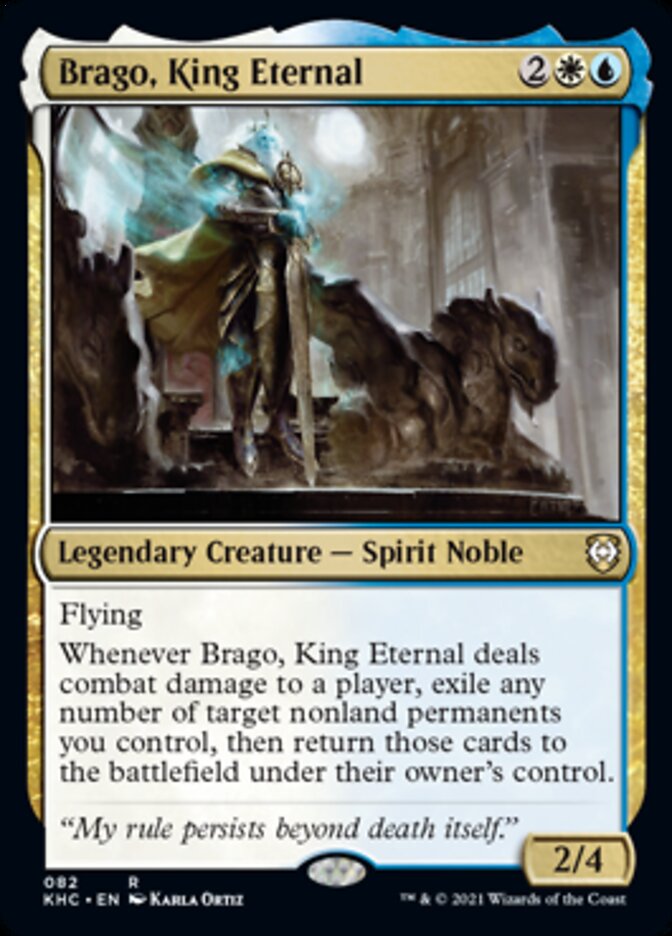 Brago, King Eternal [Kaldheim Commander] | Dragon's Lair Comics and Fantasy Houston TX