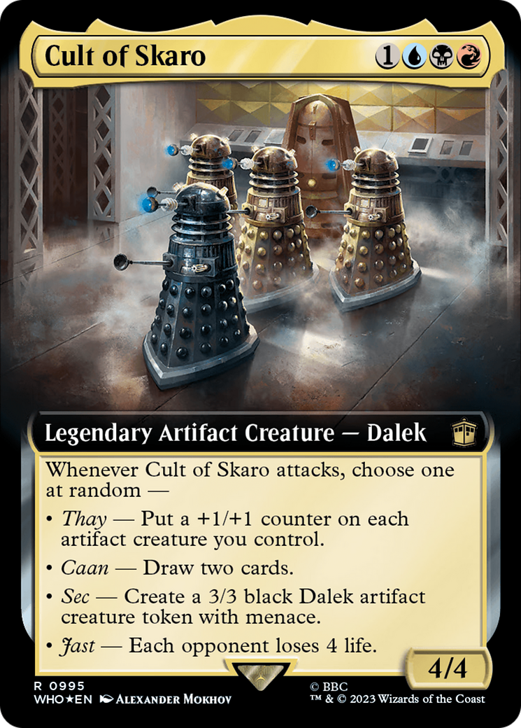 Cult of Skaro (Extended Art) (Surge Foil) [Doctor Who] | Dragon's Lair Comics and Fantasy Houston TX