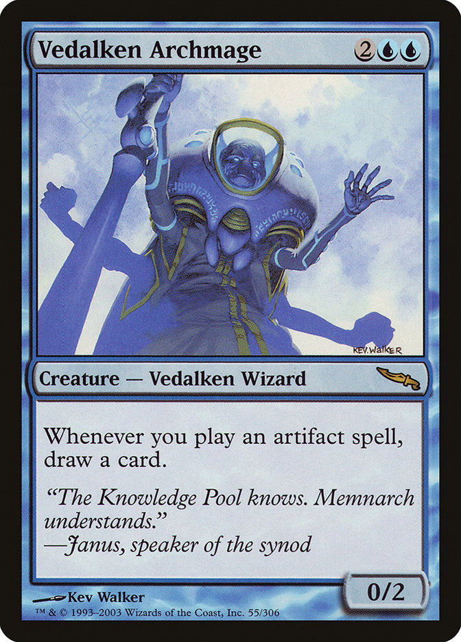 Vedalken Archmage [Mirrodin] | Dragon's Lair Comics and Fantasy Houston TX