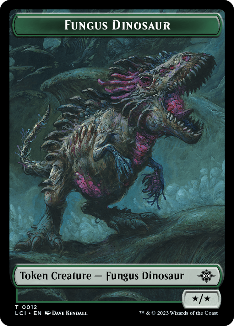 Fungus Dinosaur Token [The Lost Caverns of Ixalan Tokens] | Dragon's Lair Comics and Fantasy Houston TX