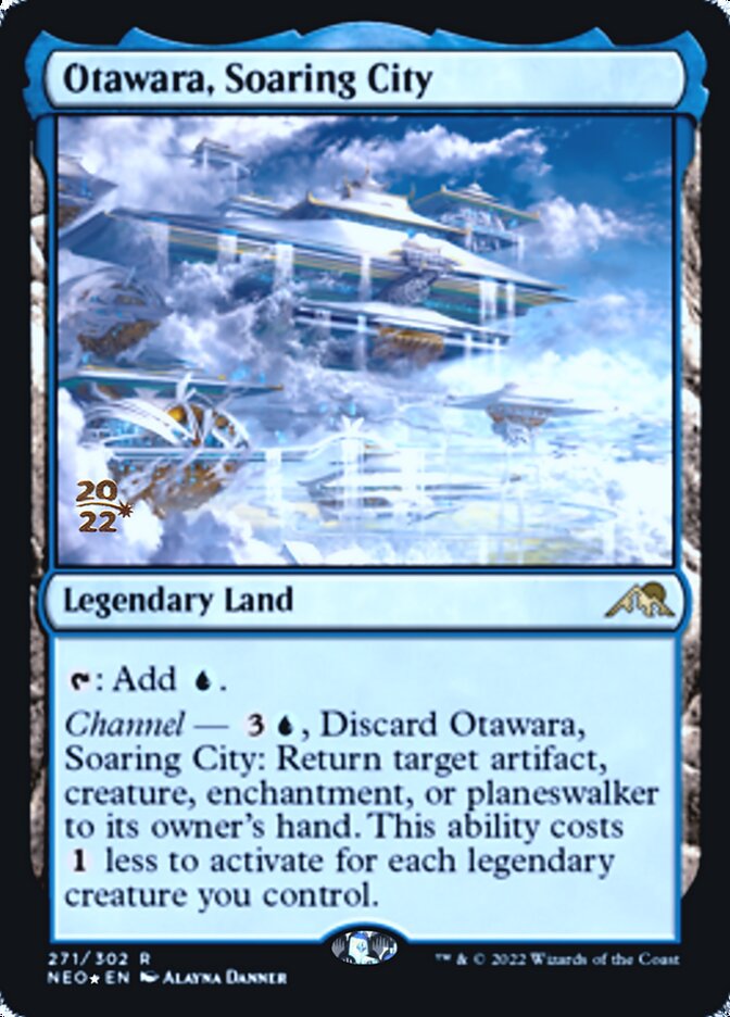 Otawara, Soaring City [Kamigawa: Neon Dynasty Prerelease Promos] | Dragon's Lair Comics and Fantasy Houston TX