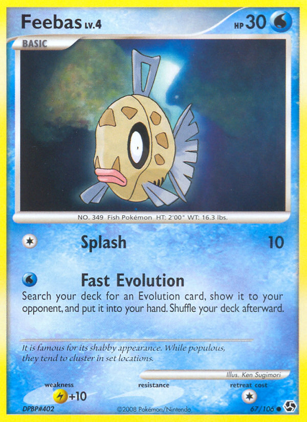 Feebas (67/106) [Diamond & Pearl: Great Encounters] | Dragon's Lair Comics and Fantasy Houston TX