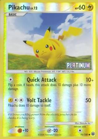 Pikachu (70/100) [Burger King Promos: 2009 Collection] | Dragon's Lair Comics and Fantasy Houston TX