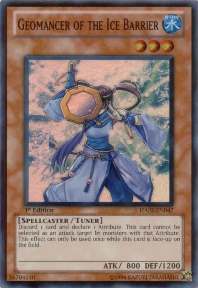 Geomancer of the Ice Barrier [HA02-EN047] Super Rare | Dragon's Lair Comics and Fantasy Houston TX