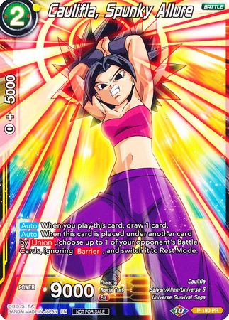 Caulifla, Spunky Allure (P-180) [Promotion Cards] | Dragon's Lair Comics and Fantasy Houston TX