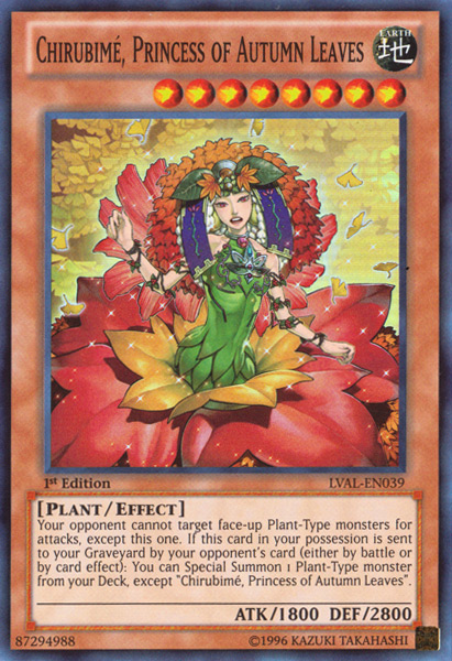 Chirubime, Princess of Autumn Leaves [LVAL-EN039] Super Rare | Dragon's Lair Comics and Fantasy Houston TX