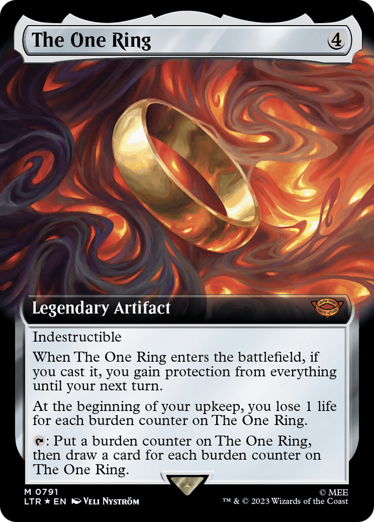 The One Ring (Extended Art) (Surge Foil) [The Lord of the Rings: Tales of Middle-Earth] | Dragon's Lair Comics and Fantasy Houston TX