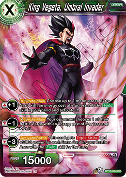 King Vegeta, Umbral Invader (Uncommon) (BT13-064) [Supreme Rivalry] | Dragon's Lair Comics and Fantasy Houston TX