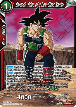 Bardock, Pride of a Low-Class Warrior (Rare) (BT13-005) [Supreme Rivalry] | Dragon's Lair Comics and Fantasy Houston TX