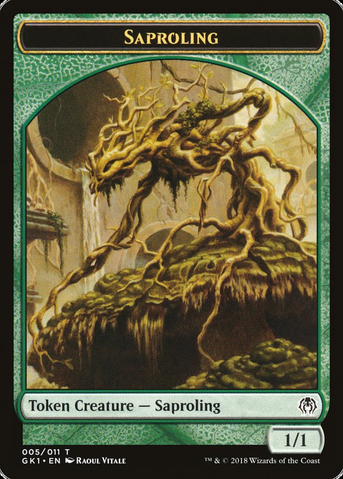 Saproling // Insect Double-Sided Token [Guilds of Ravnica Guild Kit Tokens] | Dragon's Lair Comics and Fantasy Houston TX