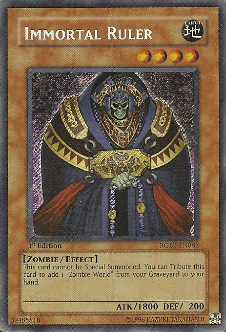 Immortal Ruler [RGBT-EN082] Secret Rare | Dragon's Lair Comics and Fantasy Houston TX