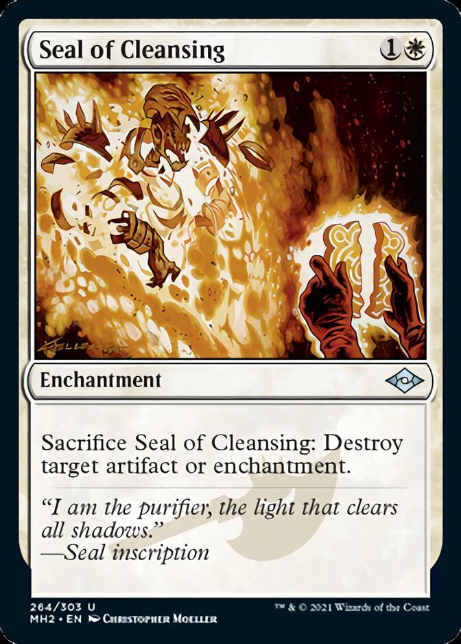 Seal of Cleansing (Foil Etched) [Modern Horizons 2] | Dragon's Lair Comics and Fantasy Houston TX