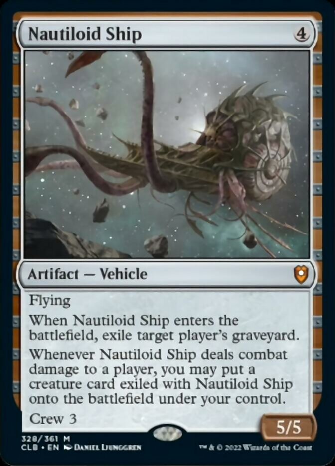 Nautiloid Ship [Commander Legends: Battle for Baldur's Gate] | Dragon's Lair Comics and Fantasy Houston TX