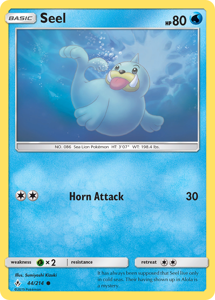 Seel (44/214) [Sun & Moon: Unbroken Bonds] | Dragon's Lair Comics and Fantasy Houston TX