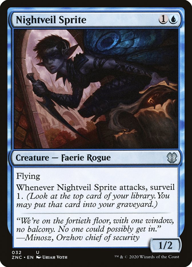 Nightveil Sprite [Zendikar Rising Commander] | Dragon's Lair Comics and Fantasy Houston TX