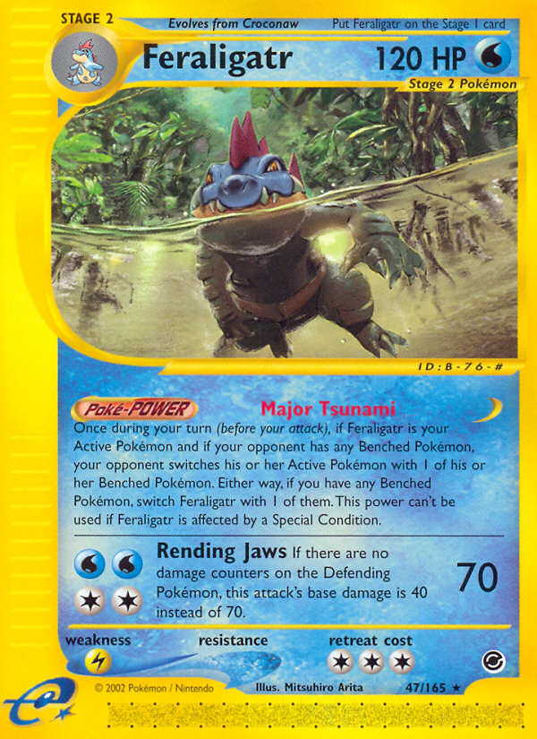 Feraligatr (47/165) [Expedition: Base Set] | Dragon's Lair Comics and Fantasy Houston TX