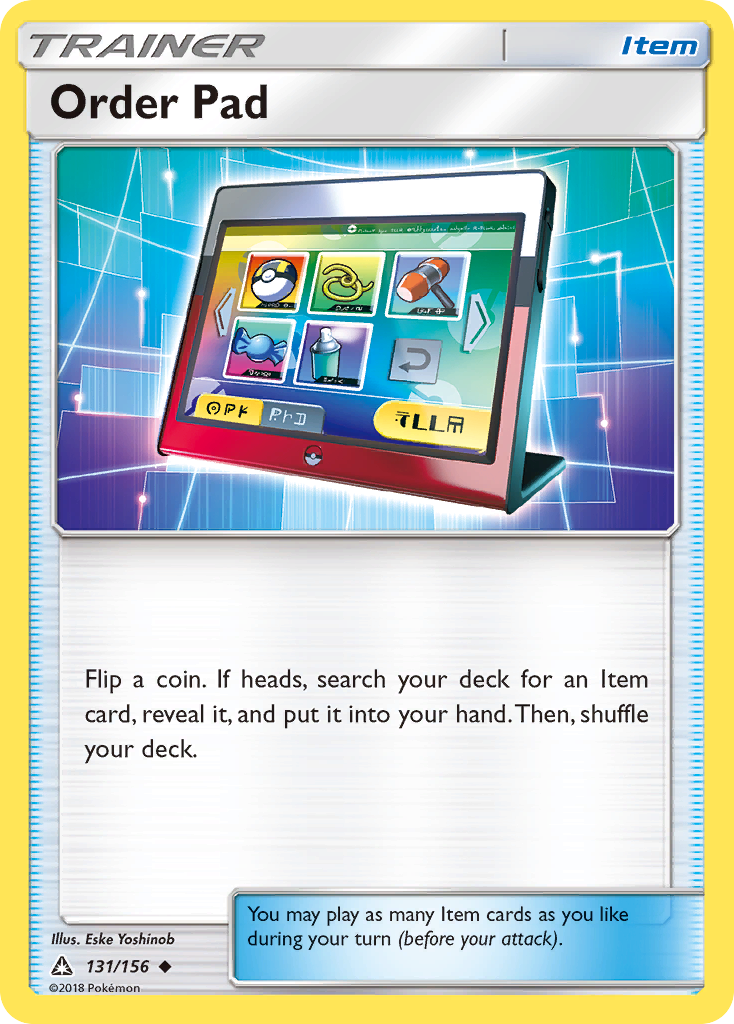 Order Pad (131/156) [Sun & Moon: Ultra Prism] | Dragon's Lair Comics and Fantasy Houston TX