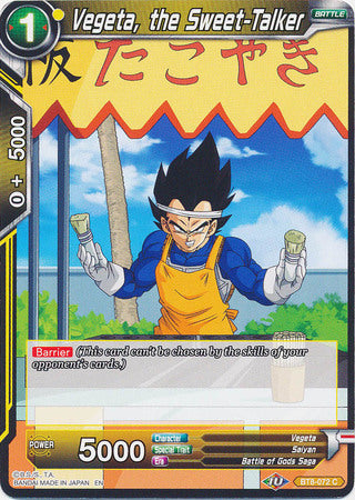 Vegeta, the Sweet-Talker (BT8-072) [Malicious Machinations] | Dragon's Lair Comics and Fantasy Houston TX