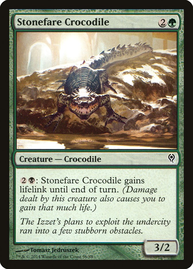 Stonefare Crocodile [Duel Decks: Jace vs. Vraska] | Dragon's Lair Comics and Fantasy Houston TX