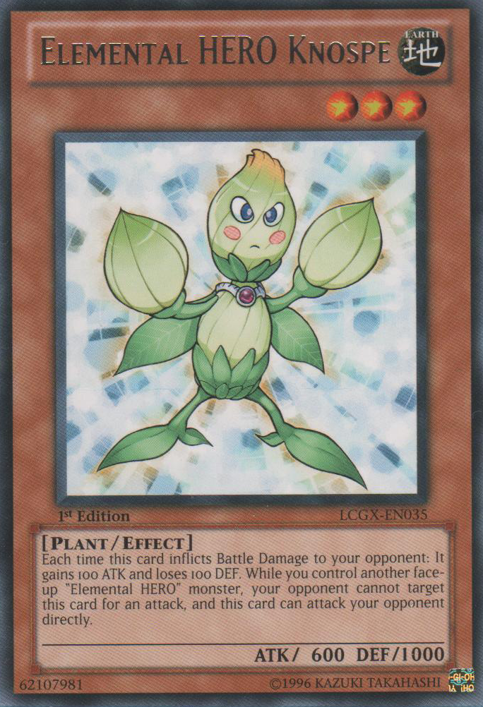 Elemental HERO Knospe [LCGX-EN035] Rare | Dragon's Lair Comics and Fantasy Houston TX