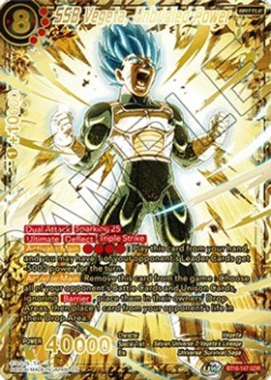 SSB Vegeta, Unbridled Power (God Rare) (BT16-147) [Tournament Promotion Cards] | Dragon's Lair Comics and Fantasy Houston TX