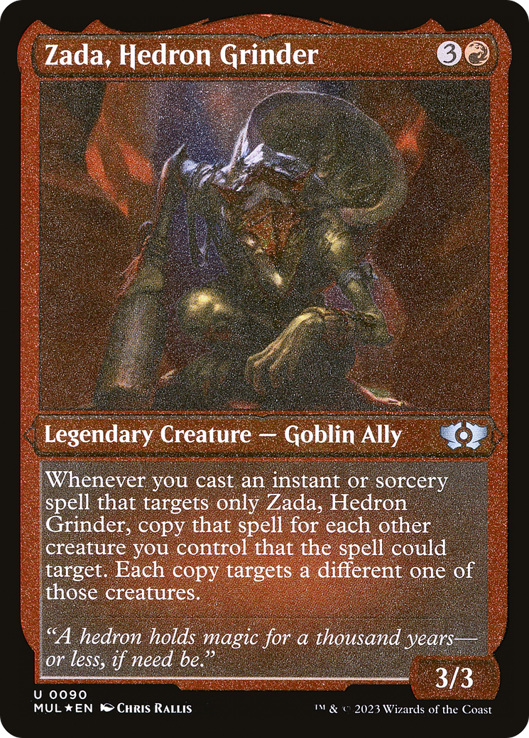 Zada, Hedron Grinder (Foil Etched) [Multiverse Legends] | Dragon's Lair Comics and Fantasy Houston TX