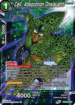 Cell, Absorption Onslaught (EX20-07) [Ultimate Deck 2022] | Dragon's Lair Comics and Fantasy Houston TX