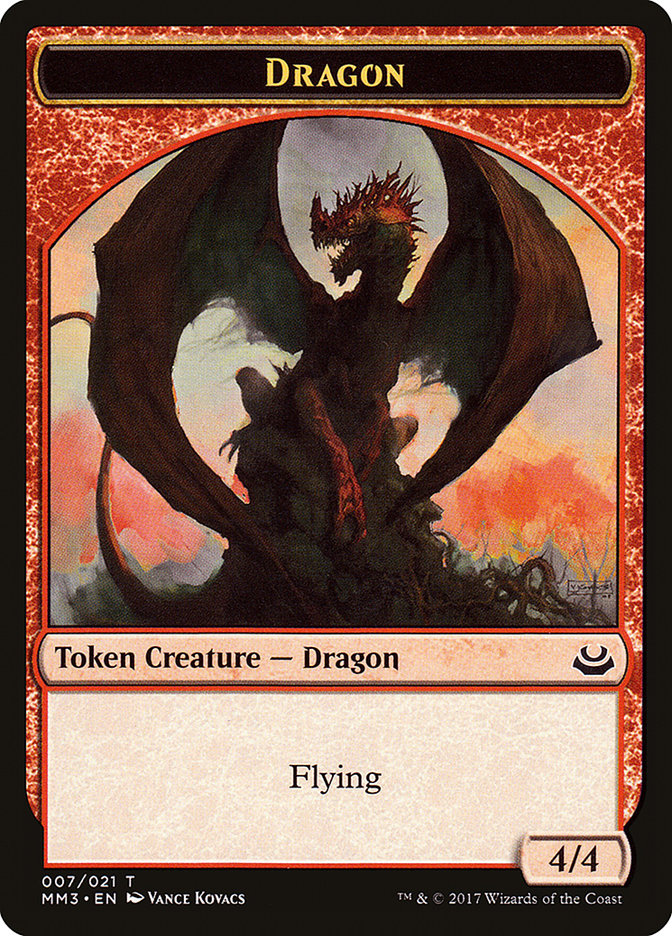 Dragon Token [Modern Masters 2017 Tokens] | Dragon's Lair Comics and Fantasy Houston TX