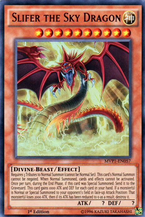 Slifer the Sky Dragon [MVP1-EN057] Ultra Rare | Dragon's Lair Comics and Fantasy Houston TX