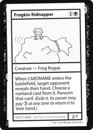 Frogkin Kidnapper (2021 Edition) [Mystery Booster Playtest Cards] | Dragon's Lair Comics and Fantasy Houston TX