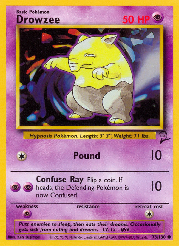 Drowzee (73/130) [Base Set 2] | Dragon's Lair Comics and Fantasy Houston TX