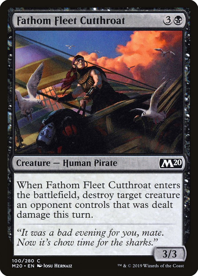 Fathom Fleet Cutthroat [Core Set 2020] | Dragon's Lair Comics and Fantasy Houston TX