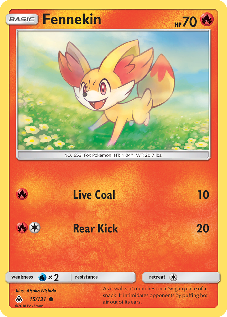 Fennekin (15/131) [Sun & Moon: Forbidden Light] | Dragon's Lair Comics and Fantasy Houston TX