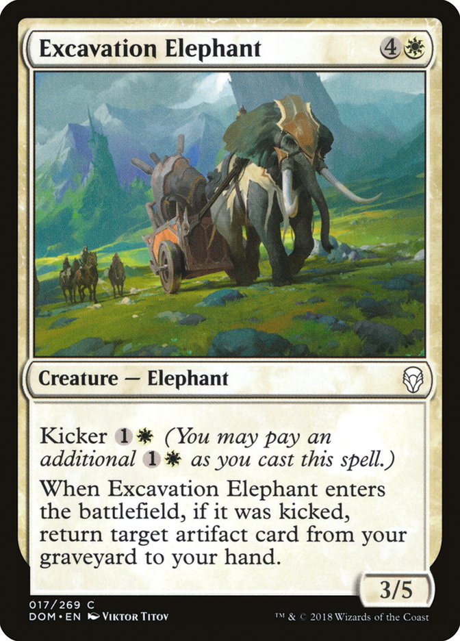 Excavation Elephant [Dominaria] | Dragon's Lair Comics and Fantasy Houston TX