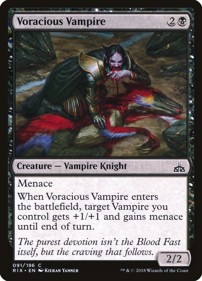 Voracious Vampire [Rivals of Ixalan] | Dragon's Lair Comics and Fantasy Houston TX