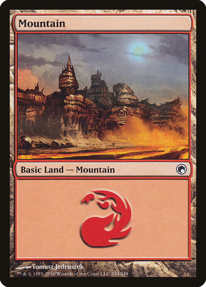 Mountain (243) [Scars of Mirrodin] | Dragon's Lair Comics and Fantasy Houston TX