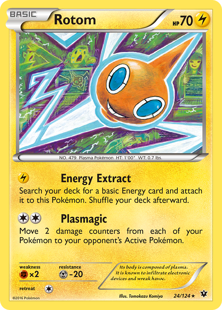 Rotom (24/124) [XY: Fates Collide] | Dragon's Lair Comics and Fantasy Houston TX