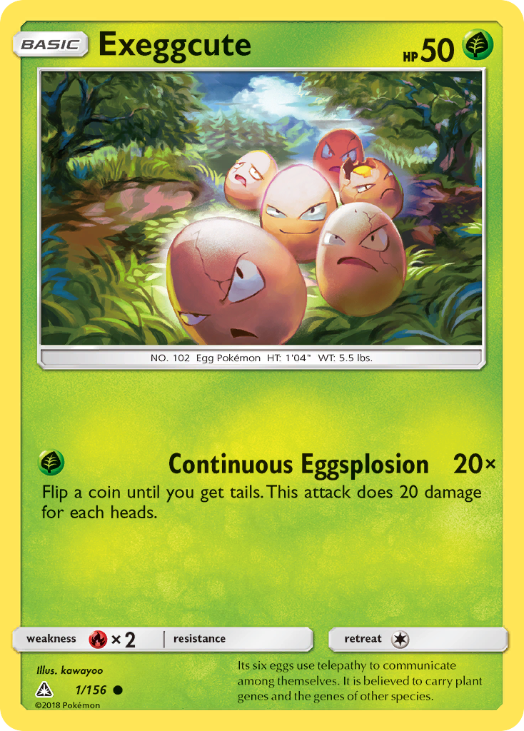 Exeggcute (1/156) [Sun & Moon: Ultra Prism] | Dragon's Lair Comics and Fantasy Houston TX