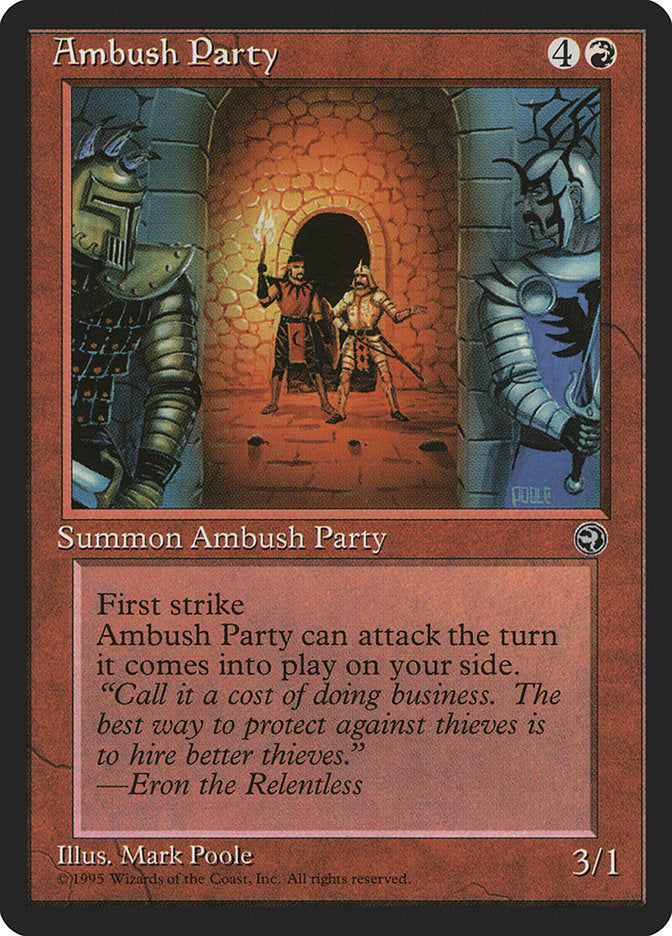 Ambush Party (Eron Flavor Text) [Homelands] | Dragon's Lair Comics and Fantasy Houston TX