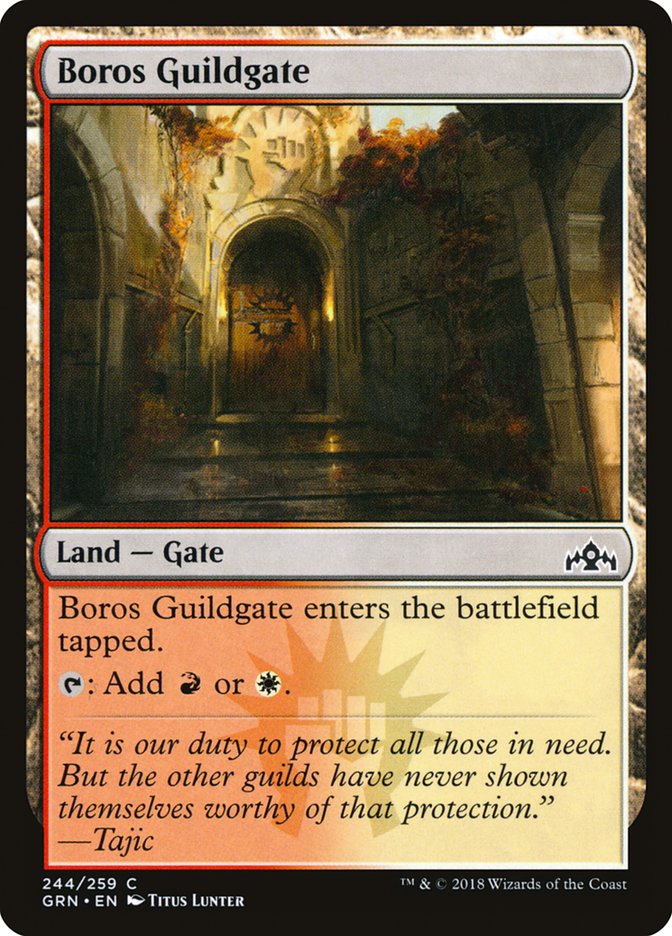 Boros Guildgate (244/259) [Guilds of Ravnica] | Dragon's Lair Comics and Fantasy Houston TX