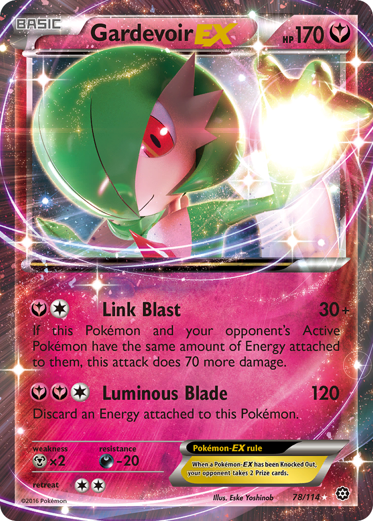 Gardevoir EX (78/114) [XY: Steam Siege] | Dragon's Lair Comics and Fantasy Houston TX